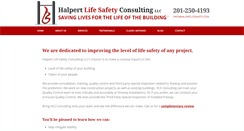 Desktop Screenshot of halpertlifesafety.com